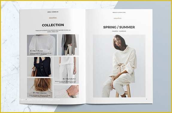 Lookbook Template Free Download Of 10 Elaborate Fashion Lookbook Templates to Amaze Your