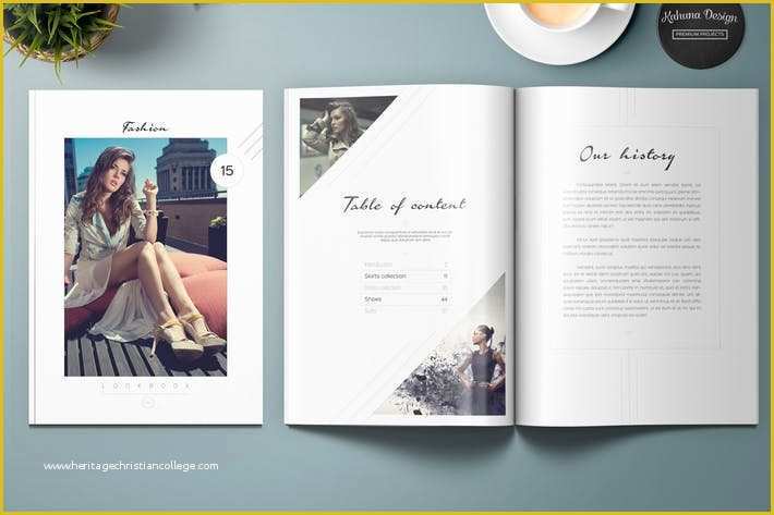 Lookbook Template Free Download Of Fashion Lookbook by Kahuna Design On Envato Elements