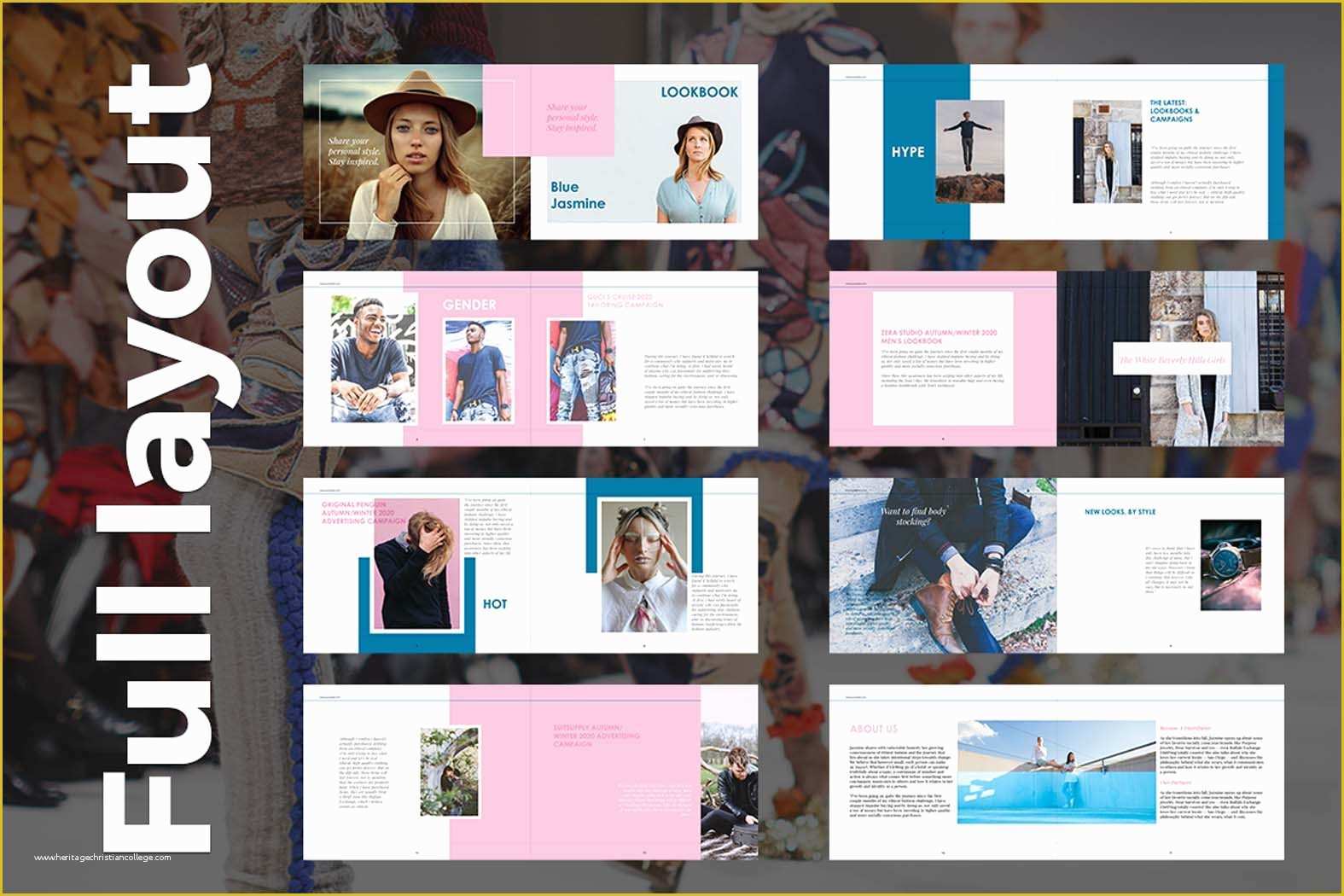 Lookbook Template Free Download Of Fashion Lookbook