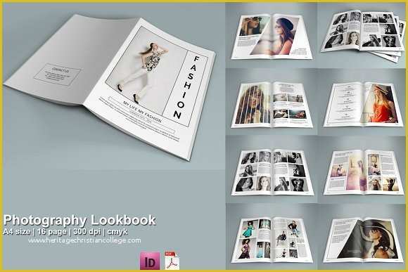 Lookbook Template Free Download Of Indesign Graphy Lookbook V208 Brochure Templates