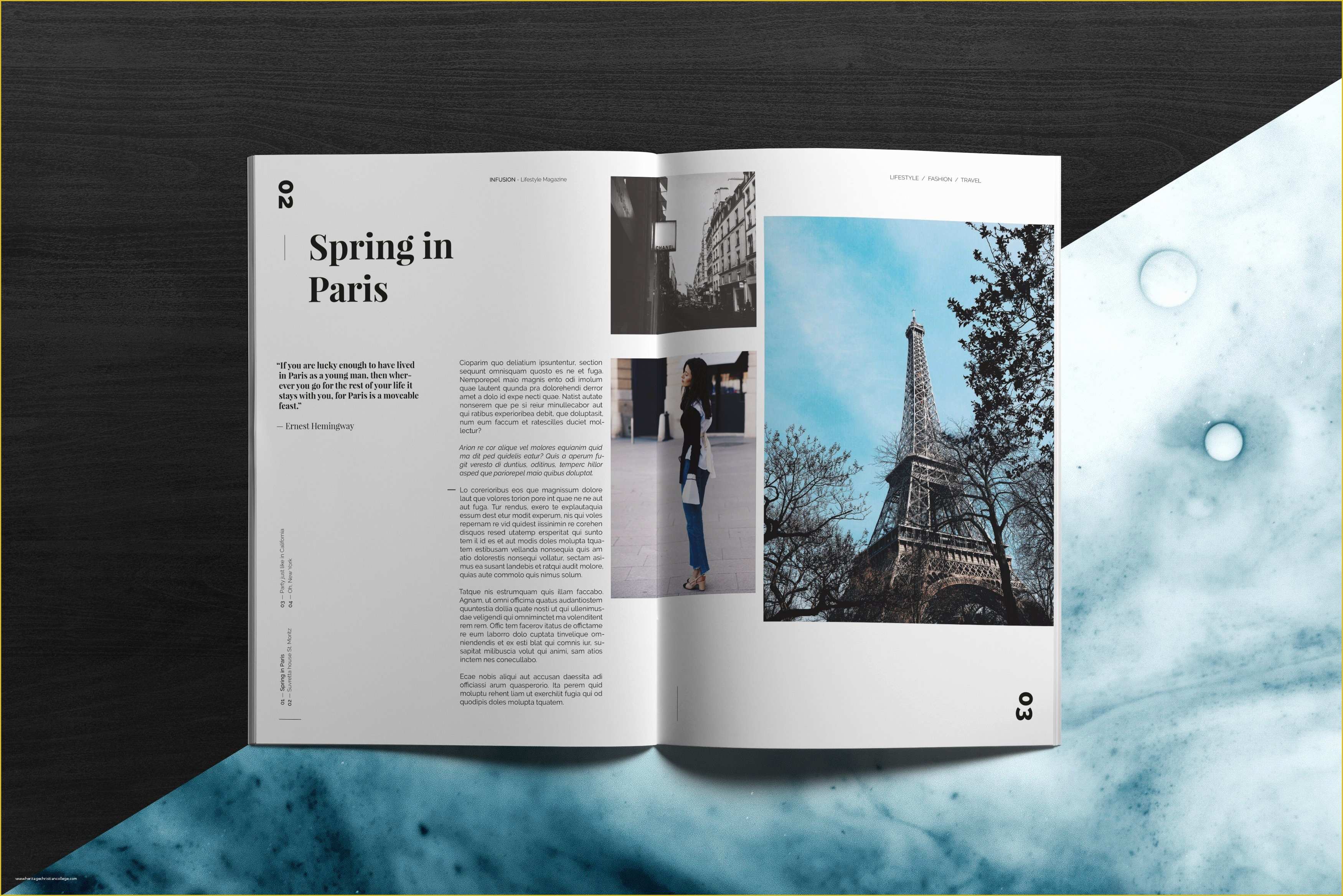 Lookbook Template Free Download Of Infusion Lifestyle Magazine Magazine Templates