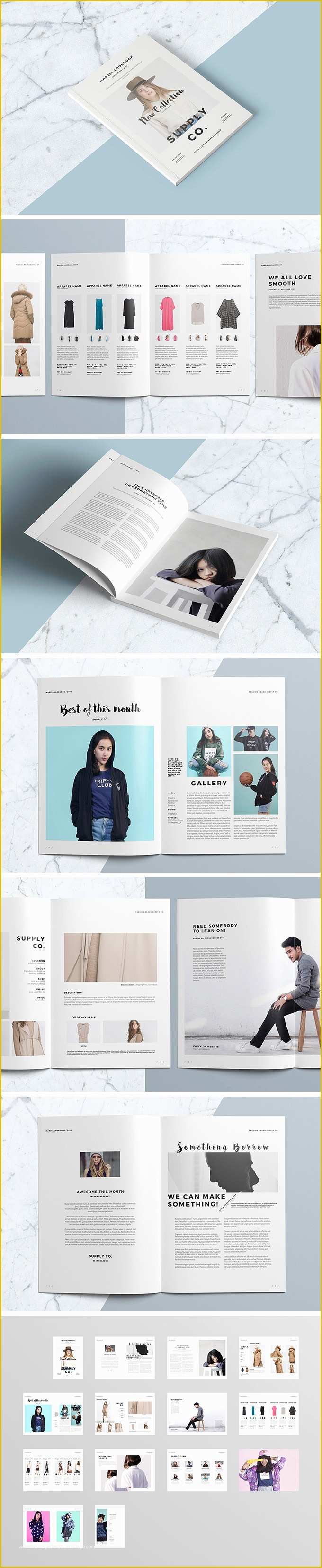 Lookbook Template Free Download Of Lookbook Indesign Print Template Free