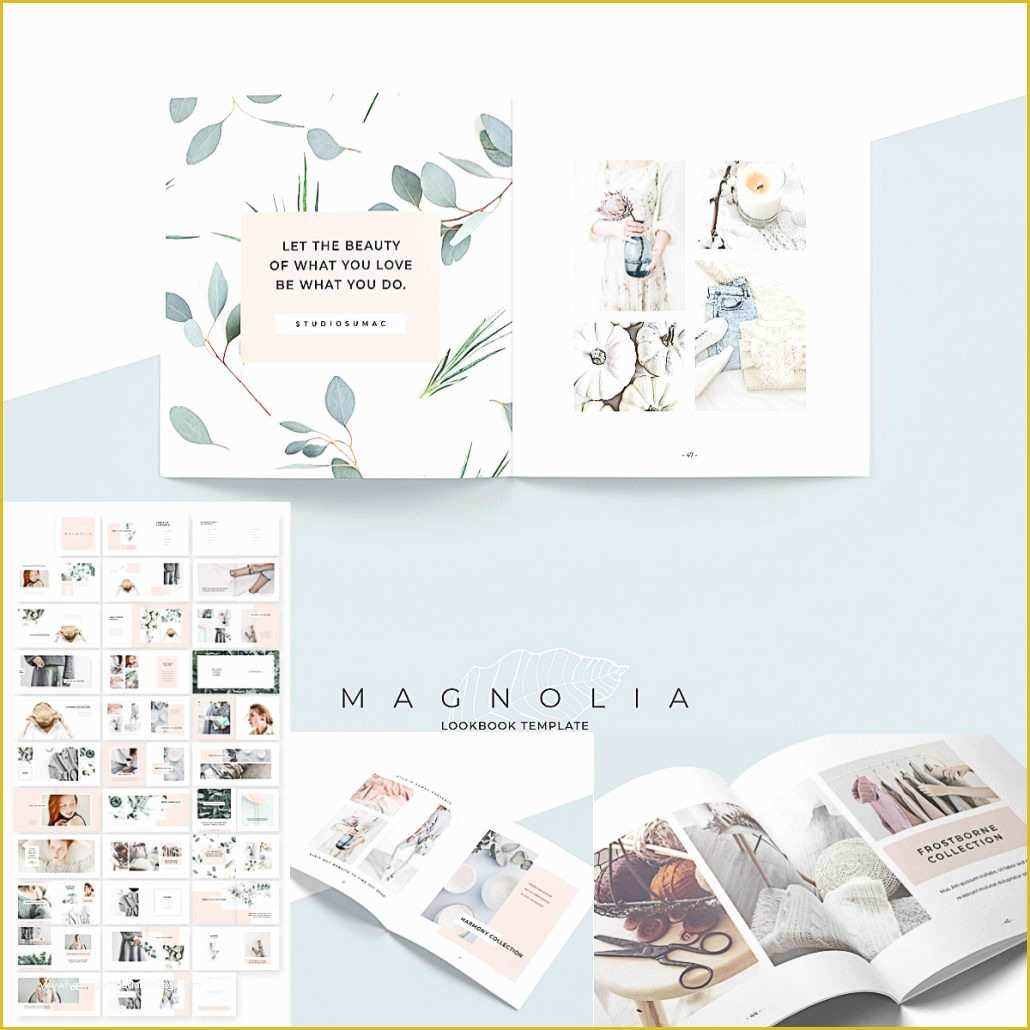 Lookbook Template Free Download Of Magnolia Lookbook Template