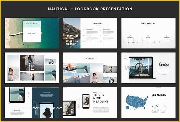 Lookbook Template Free Download Of Nautical Powerpoint Template Heroturko Download