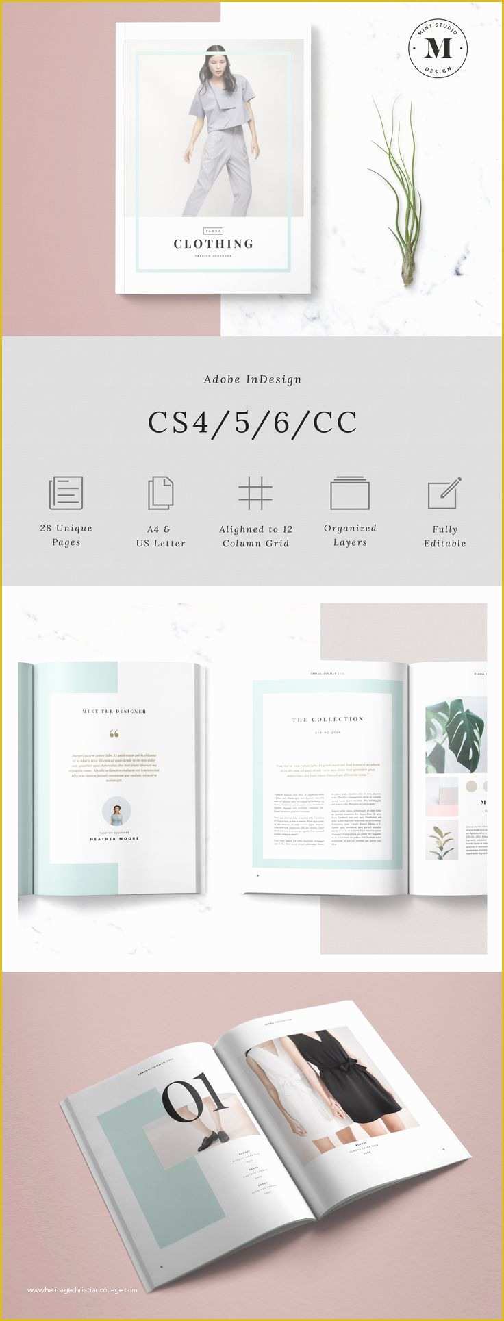 Lookbook Template Free Of 25 Best Ideas About Brochure Template On Pinterest