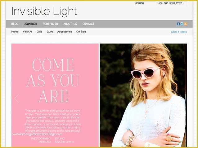 Lookbook Template Free Of Big Cartel Page Template – Lookbook