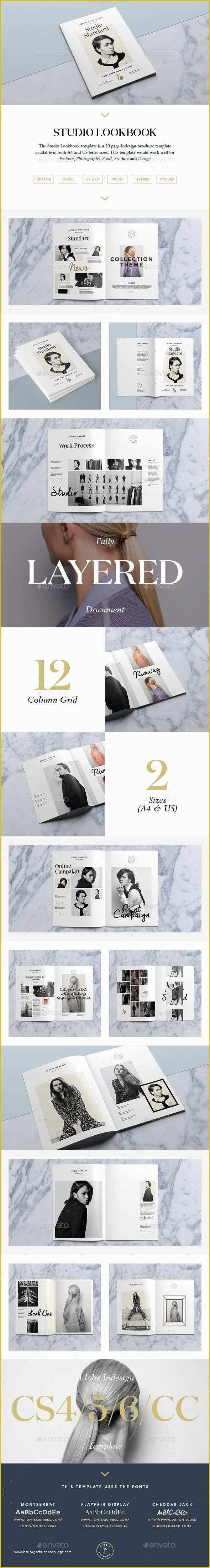 Lookbook Template Free Of Free Indesign Lookbook Template Dondrup