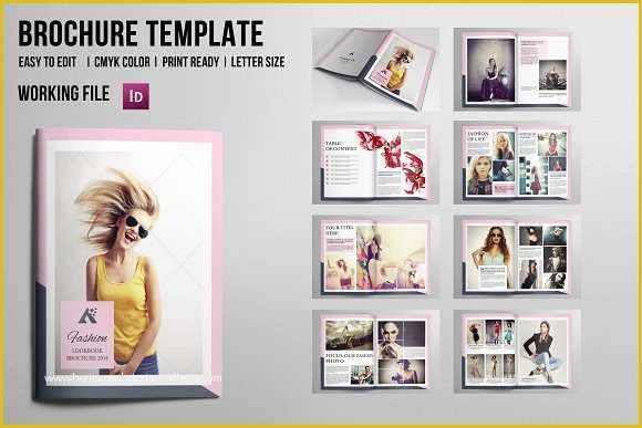 Lookbook Template Free Of Lookbook Fashion Template Indd Free Download Designtube