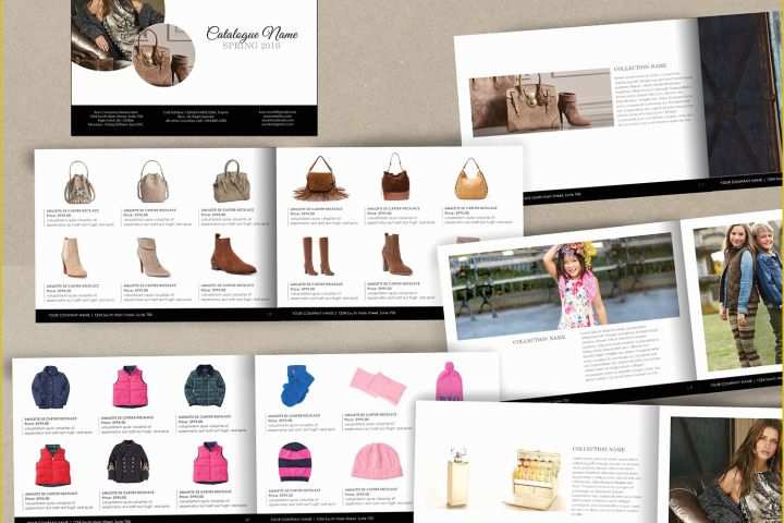 Lookbook Template Free Of Product Catalog Template for Hat Catalog Shoe Catalog