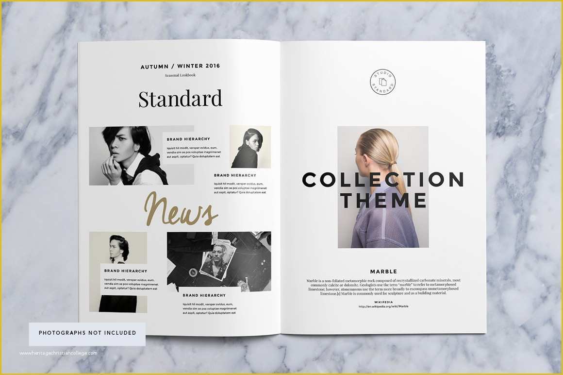 Lookbook Template Free Of Studio Lookbook Brochure Templates On Creative Market