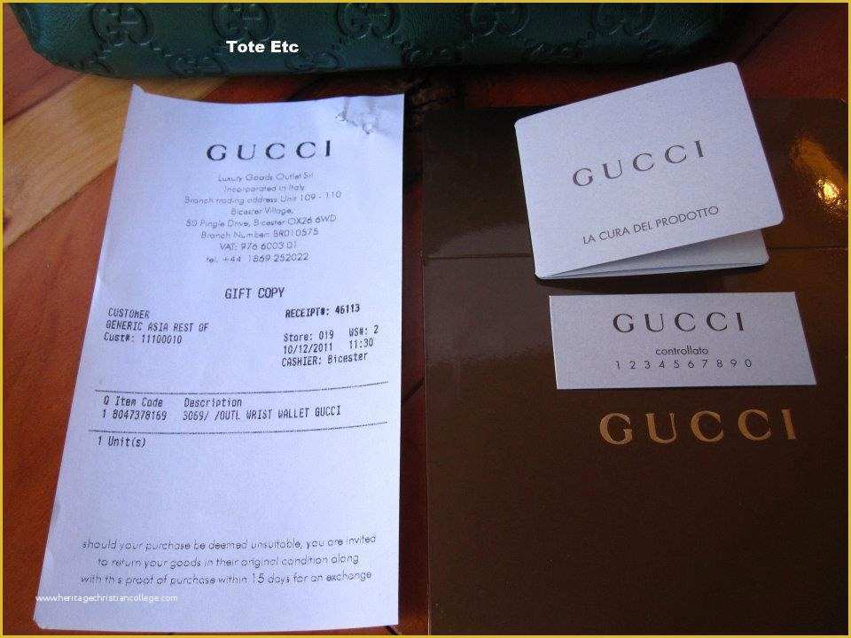 Louis Vuitton Receipt Template Free Of Gucci Receipt Template