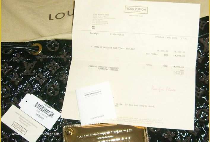 52 Louis Vuitton Receipt Template Free | Heritagechristiancollege