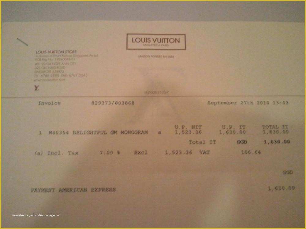 Hermes Receipt Template Hermes Receipt Template