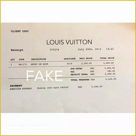 Louis Vuitton Receipt Template Free Of Receipt Template – Heritagechristiancollege