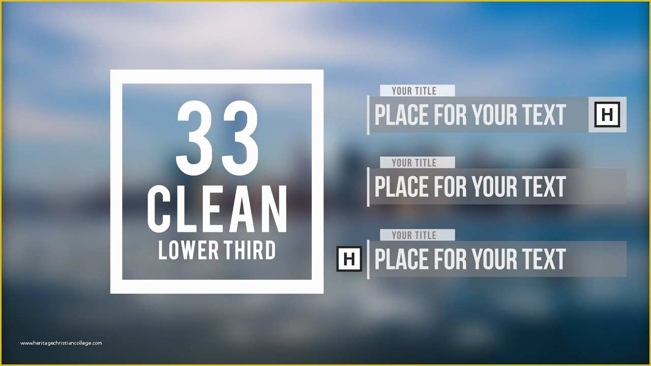 Lower Third after Effects Template Free Download Of Adobe after Effects 33 Clean Lower Third Free Template