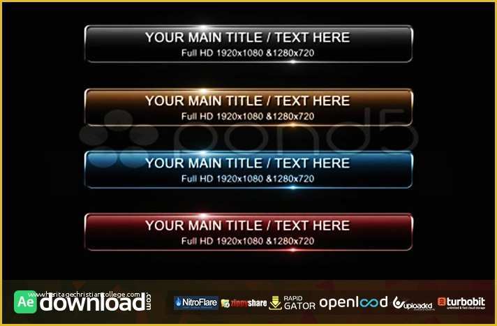 Lower Third after Effects Template Free Download Of Coparate Lower Third Pond5 Free after Effects Template