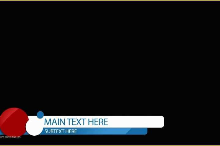 Lower Third after Effects Template Free Download Of Free after Effects Lower Third Template Bubble Pop