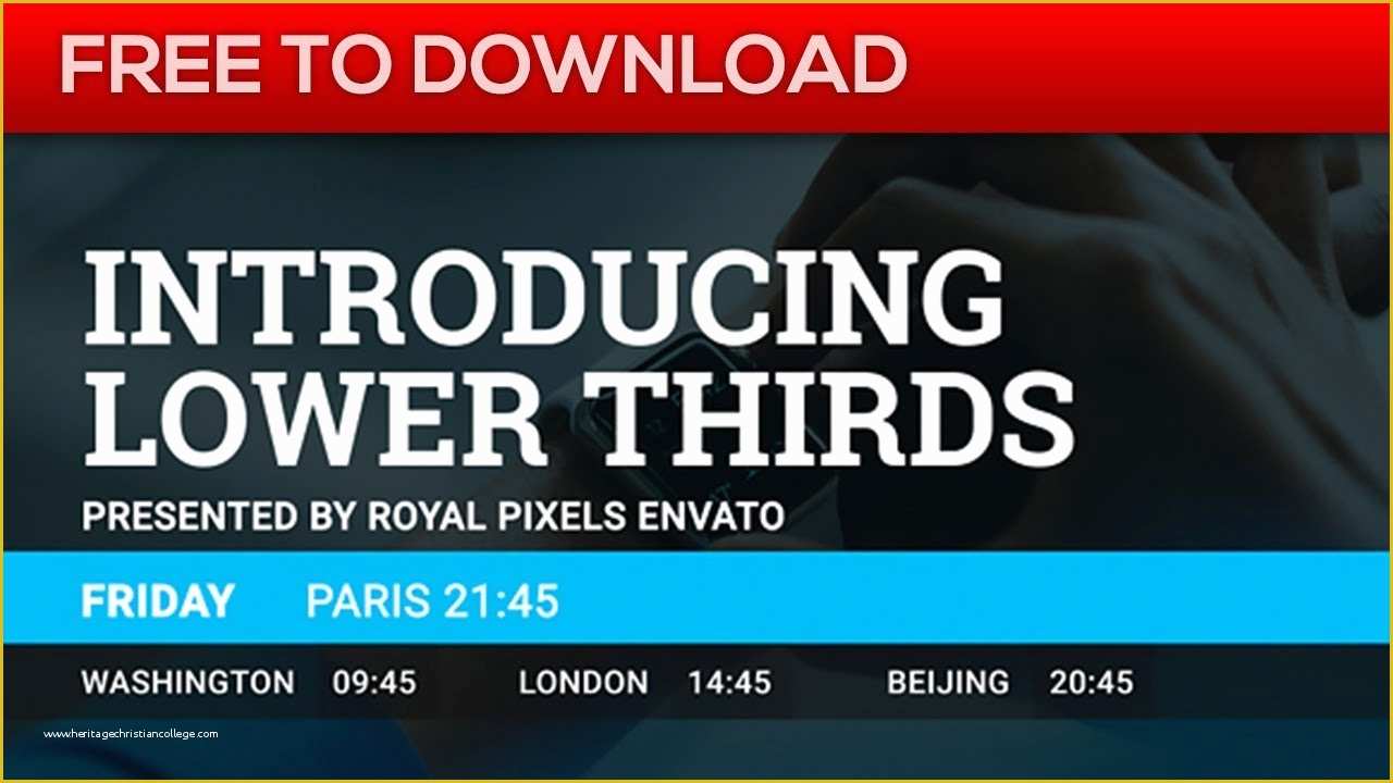 Lower Third after Effects Template Free Download Of Lower Thirds after Effects Template