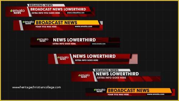 Lower Third after Effects Template Free Download Of News Lower Thirds by Graysolid