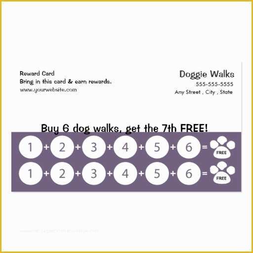 Loyalty Card Template Free Microsoft Word Of Loyalty Card Template
