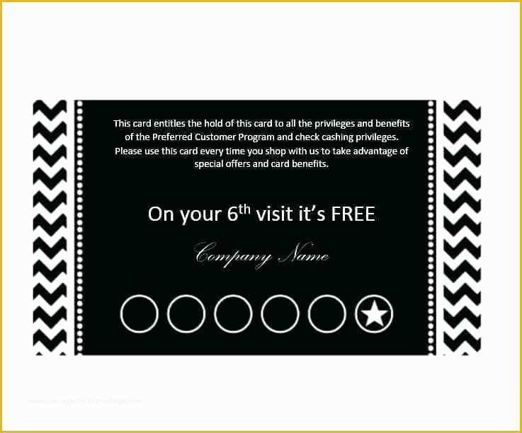 Loyalty Card Template Free Microsoft Word Of Punch Card Template Free Lunch Editable – Wigsforwomen