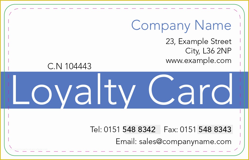 Loyalty Card Template Free Microsoft Word Of Smart Loyalty Card System $49
