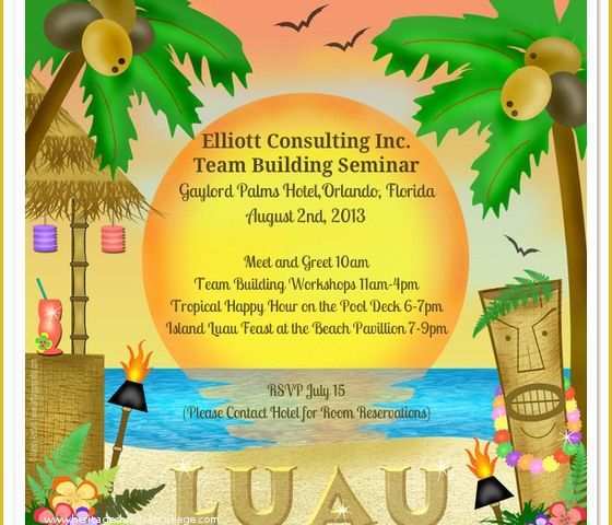 Luau Invitations Templates Free Of Let S Luau Invitations &amp; Cards On Pingg