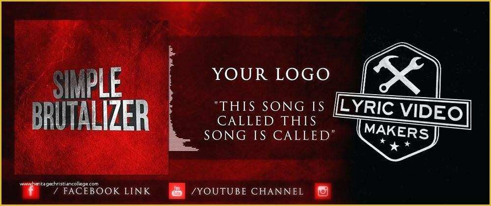 Lyric Video Template Free Of Free after Effects Title Templates Best Lyric Video