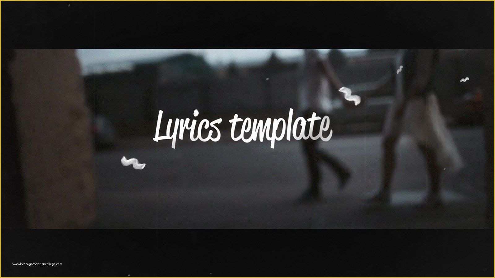 Lyric Video Template Free Of Lyrics Template Pinterest