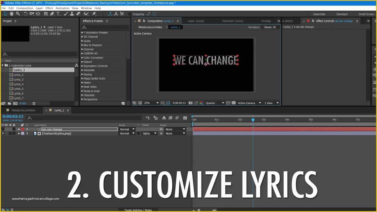 Lyric Video Template Free Of Metalcore Lyric Video Template Tutorial Customization