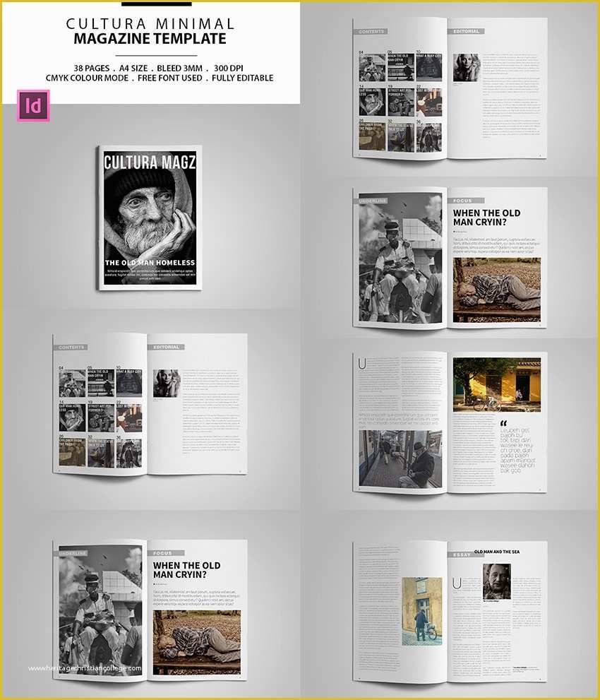 Magazine Template Indesign Free Of 20 Magazine Templates with Creative Print Layout Designs