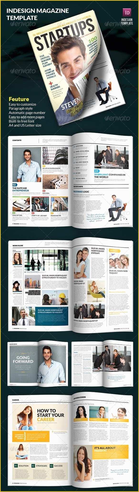 Magazine Template Indesign Free Of 55 Best Magazine Templates Shop Psd &amp; Indesign