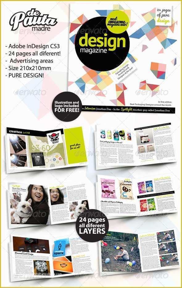 Magazine Template Indesign Free Of Design Magazine Indesign Template by Depautamadre