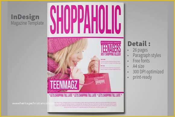 Magazine Template Indesign Free Of Indesign Magazine Template 26 Pages Magazine Templates