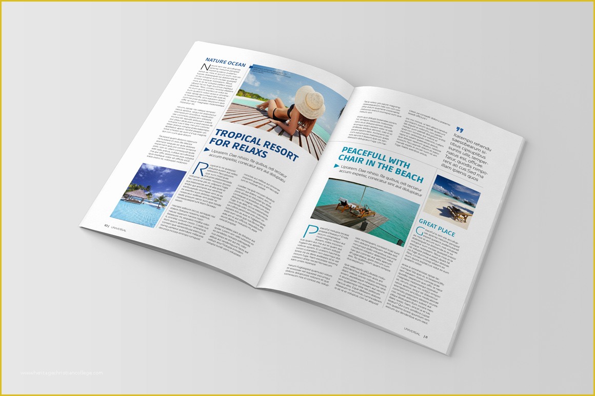 Magazine Template Indesign Free Of Magazine &amp; Proposal Indesign Templates Dealjumbo