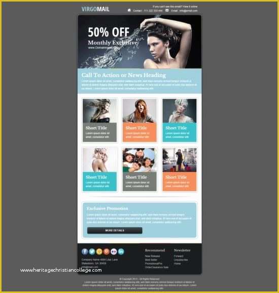 Mailchimp Free HTML Email Templates Of Best 25 Mailchimp Newsletter Templates Ideas On Pinterest