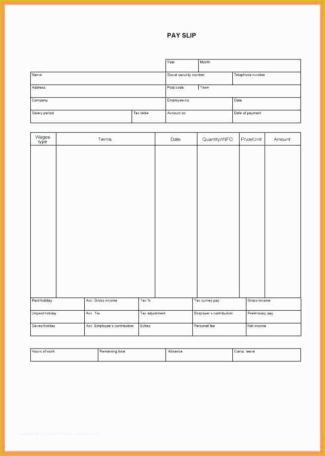 Make Paycheck Stubs Templates Free Of 15 Create Paycheck Stub Template Free
