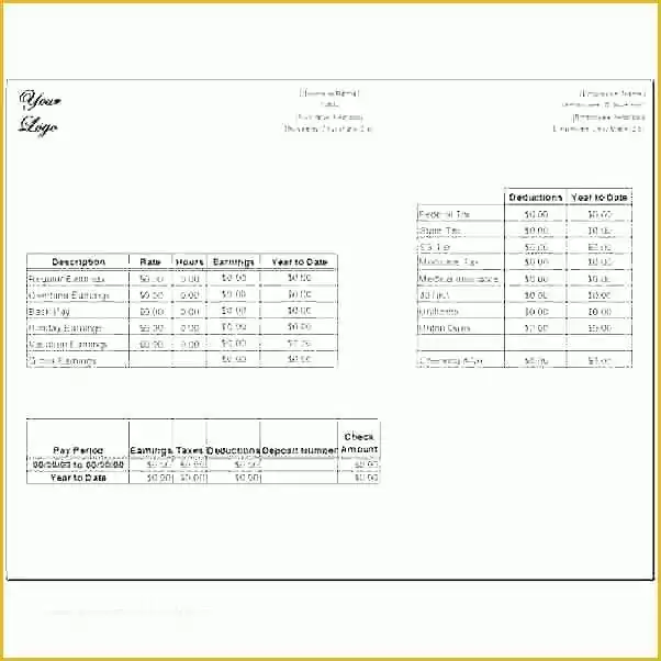 Make Paycheck Stubs Templates Free Of Create Paycheck Stub Free Blank Pay Template Basic Excel