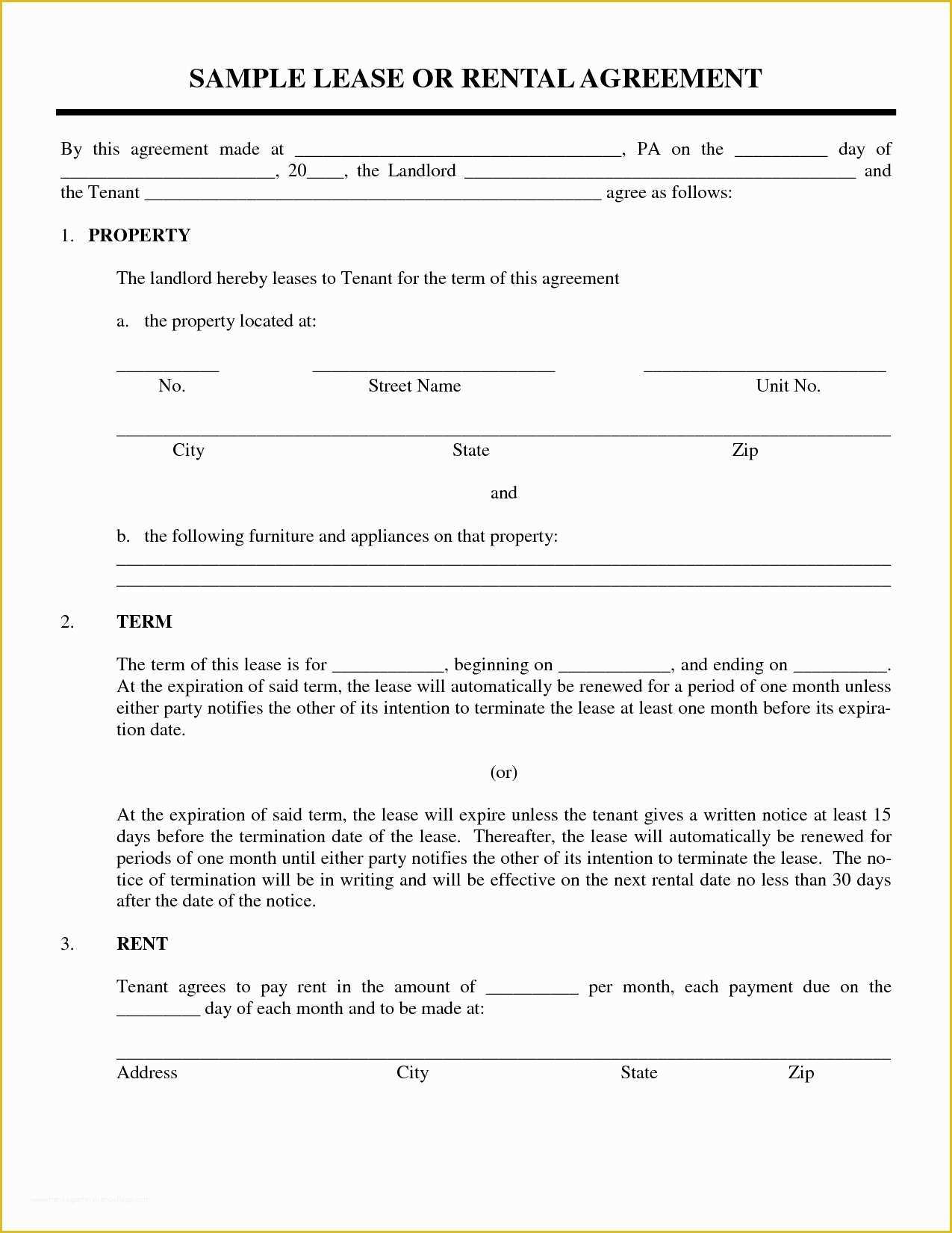 Makeup Artist Contract Template Free Of New Free Printable Rental Lease Agreement