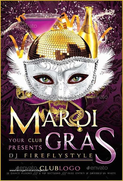 Mardi Gras Flyer Template Free Download Of 17 Best Images About Best 20 Mardi Gras Party Flyer