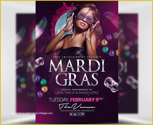 Mardi Gras Flyer Template Free Download Of 49 event Flyer Templates Psd Ai Word Eps Vector