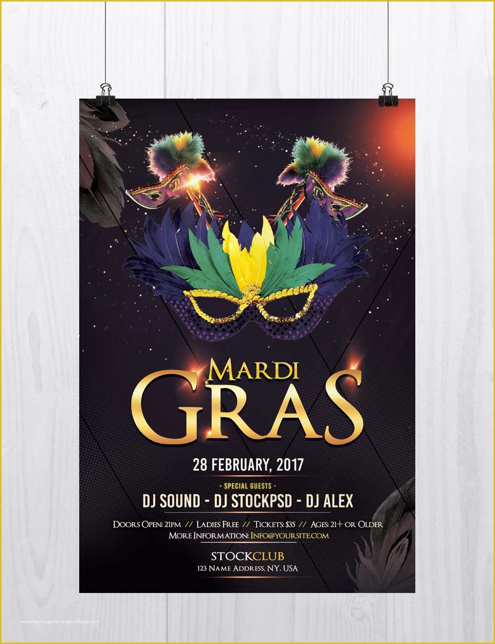 Mardi Gras Flyer Template Free Download Of Mardi Gras Download Free Psd Flyer Template Free Psd