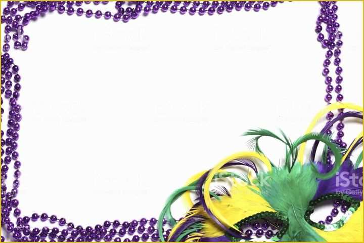 Mardi Gras Powerpoint Template Free Of Mardi Gras Clip Art Borders 