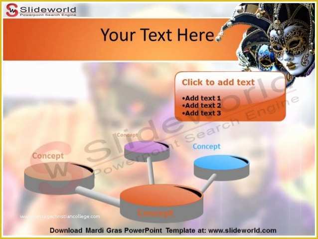 Mardi Gras Powerpoint Template Free Of Mardi Gras Powerpoint Template Slideworld