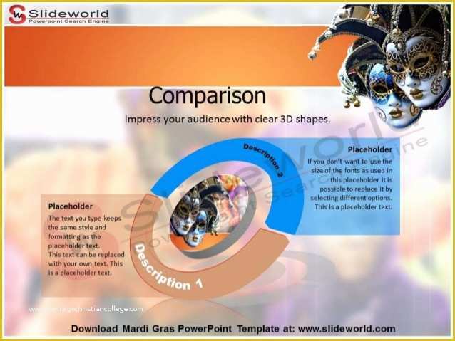 Mardi Gras Powerpoint Template Free Of Mardi Gras Powerpoint Template Slideworld