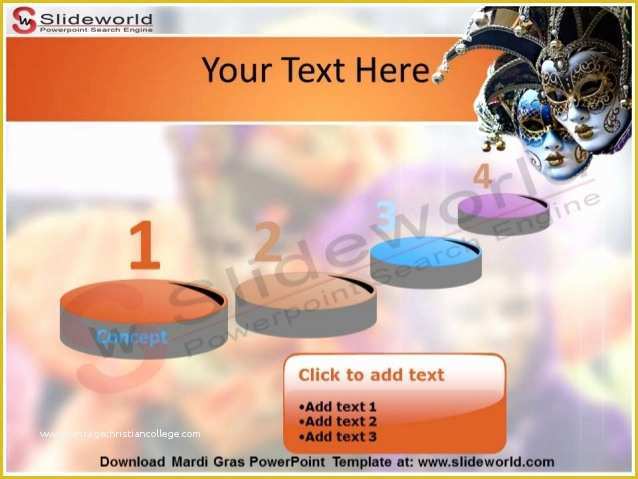 Mardi Gras Powerpoint Template Free Of Mardi Gras Powerpoint Template Slideworld