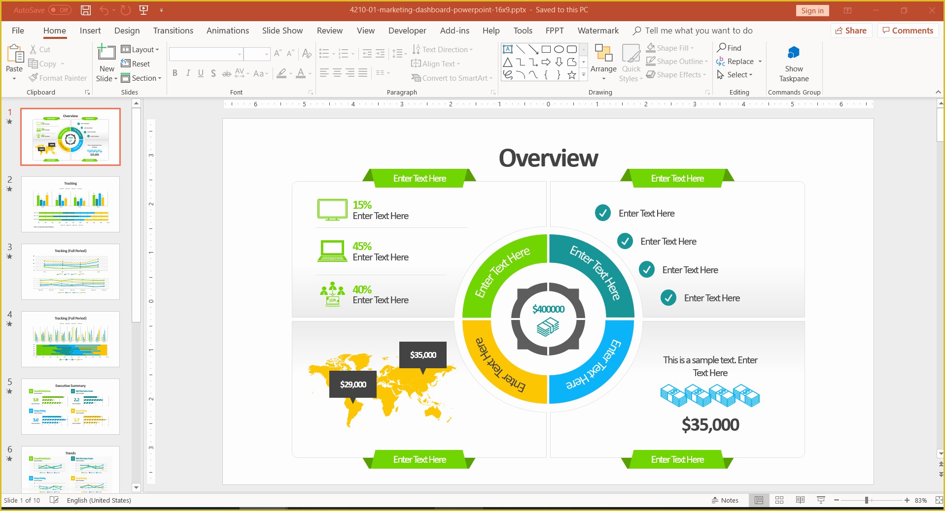 Marketing Dashboard Template Free Of 10 Best Creative Powerpoint Templates for Marketing