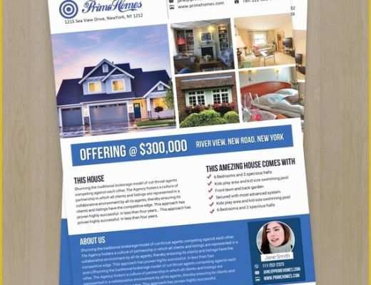 Marketing Flyer Templates Free Word Of Real Estate Advertising Flyer Template Editable In Ms Word