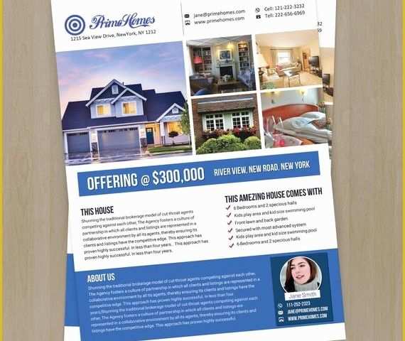 Marketing Flyer Templates Free Word Of Real Estate Advertising Flyer Template Editable In Ms Word