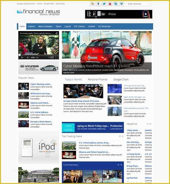 Marketplace Website Template Free Of 12 Best 12 Of the Best Joomla News Templates Images On